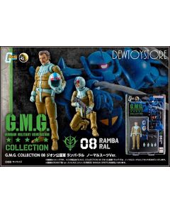 [Pre-order] Megahouse G.M.G. Gundam Military Generation Collection 1/18 Scale Action Figure - 08 Mobile Suit Gundam Zeon Army - Ramba Raal Normal Suit Ver.