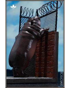 [Pre-order] JXK Studio 1/6 Scale Statue Fixed Pose Figure - JXK283-A/B Baby Hippo by the Wall: MooDeng