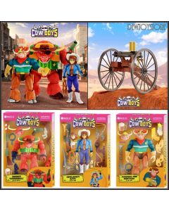 [Pre-order] The Nacelle Company 1/12 Scale Action Figure - Wild West C.O.W.-Boys of Moo Mesa - Marshal Moo Montana / Cowlamity Kate / Sheriff Terrorbull (Full Set of 3)