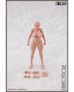 [Pre-order] K-Toys 1/12 Scale Action Figure - KT02C Female Body Black Skin