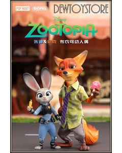 [Pre-order] GONG Studio 1/8 Scale Action Figure - Zootopia - Nick Wilde with Judy Hopps (Set of 2)