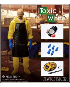 [Pre-order] Present Toys 1/6 Scale Action Figure - PT-SP97 / PT-SP98 / PT-SP99 Toxic White + Pink Man + Production Scene (Set of 3)