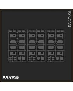 [Pre-order] 52Studio Plamo Plastic Model Kit Diorama Display Background Base  (Suitable for Gunpla Gundam) - 52-S01-AAA Space Industries Modular Hangar Bridge AAA Set