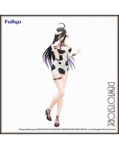 [Pre-order] Furyu F:NEX Trio-Try-iT Statue Fixed Pose Figure - Overlord - Albedo (Mini Dress Cow Pattern Ver.)