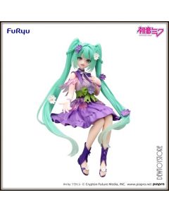 [Pre-order] Furyu F:NEX Statue Fixed Pose Figure - Hatsune Miku Flower Fairy Cosmos Purple Color Ver. Noodle Stopper