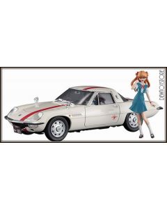 [Pre-order] Hasegawa 1/24 Scale Plamo Plastic Model Kit - Rebuild of Evangelion - NERV Official Business Coupe with Asuka Langley Shikinami