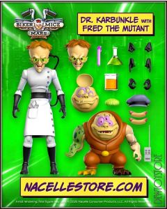 [Pre-order] Nacelle Toys 1/12 Scale Action Figure - Biker Mice From Mars Wave 2 - Doctor Karbunkle with Fred the Mutant