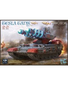[RESTOCK Pre-order] Border 1/35 Scale Plamo Plastic Model Kit - BC-005  BC005 Tesla Tank