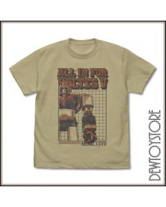 [Pre-order] Cospa Apparel - Choudenji Machine Voltes V - Voltes V T-shirt Sand Khaki