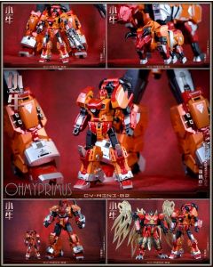 [Pre-order] Cang Toys CT-Chiyou-CY-Mini-02 Mini02 Landbull (Transformers G1 Legends Scale Predaking - Tantrum)