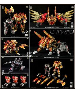 [Pre-order] Cang Toys CT-Chiyou-04 CT04 & CT-Chiyou-07 CT07 Kinglion King Lion & Dasirius (Transformers G1 MP Scale Predaking - Razorclaw & Transforming Feet)