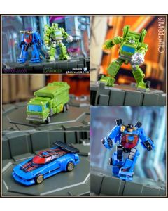 [Pre-order] Dr Wu DW-E33 DWE33 Hammer & DW-E30M DWE30M Iron Jack (Transformers G1 Legends Scale Shattered Glass SG Wheeljack & Bulkhead - Set of 2)