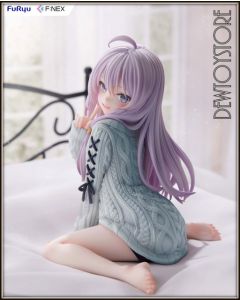 [Pre-order] Furyu F:NEX 1/7 Scale Statue Fixed Pose Figure - Wandering Witch: The Journey of Elaina - Elaina knit ver. (Repaint Blue)
