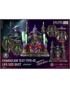 [Pre-order] Prime 1 Prime1 Studio 86cm Life Size Bust Statue Fixed Pose Figure - LSEVA-01 Rebuild of Evangelion - Evangelion 01 Test Type (Concept by Josh Nizzi)