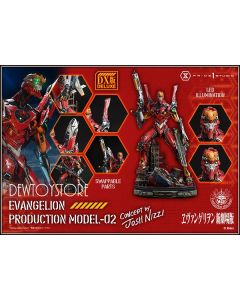 [Pre-order] Prime 1 Prime1 Studio Ultimate Diorama Masterline 73cm Scale Statue Fixed Pose Figure - UDMEVA-07DX Rebuild of Evangelion - Evangelion Production Model 02 (Concept by Josh Nizzi) DX Edition