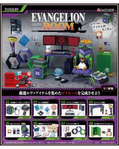 [Pre-order] Re-Ment ReMent Chibi SD Style Candy Capsule Gachapon Miniature Toy - Evangelion - Evangelion Room (Set of 8) (Reissue)