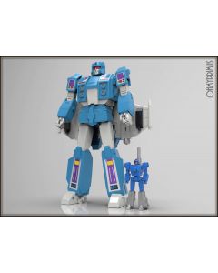 [Pre-order] X-Transbots Xtransbots XTB MX-68T MX68T Conechrome & Firehole The Youth Version (Transformers G1 MP Slugslinger & Caliburst Toy Version)