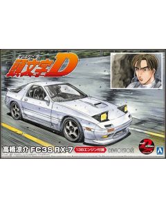 [Pre-order] Aoshima 1/24 Scale Plamo Plastic Model Kit - Initial D - Ryosuke Takahashi FC3S RX-7 (Reissue)