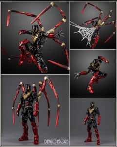 [Pre-order] Sentinel Toys X Marvel Fighting Armor 17cm Scale Metal Alloy Chogokin Action Figure - Spider-Man - Iron Spider (Miles Morales)