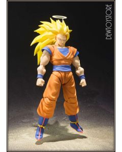 [Pre-order] Bandai S.H. SH Figuarts SHF 1/12 Scale Action Figure - Dragon Ball Z - Super Saiyan 3 Son Goku (3rd Reissue)