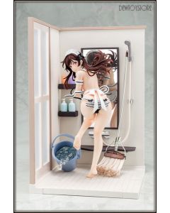 [Pre-order] Hakoiri Musume 1/6 Scale Statue Fixed Pose Figure - Rent-A-Girlfriend - Chizuru Mizuhara Maid Bikini de Cleanup