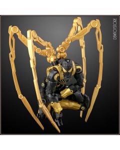 [Pre-order] Sentinel Toys X Marvel Fighting Armor 1/12 Scale Metal Alloy Chogokin Action Figure - Iron Spider (Onyx Stealth Tech Ver.)