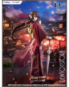[Pre-order] Yoshitoku Dolls x F:NEX (Furyu) 1/4 Scale Statue Fixed Pose Figure - Azur Lane - Mikasa: Blue Flower Komachi Ver. -Japanese Doll-