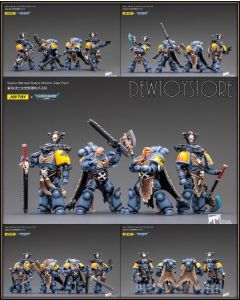 [IN STOCK] Joy Toy JoyToy X Warhammer 40,000 40K 1/18 Scale Action Figure - Space Marines Space Wolves Claw Pack - JT2702 Leader Logan Ghostwolf / JT2719 Brother Gunnar / JT2726 Olaf / JT2733 Torrvald (Full set of 4)