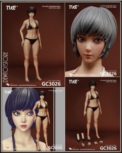 [Pre-order] True1Toys 1/6 Scale Action Figure - GC3026 Jointed Female Doll Basic Set: Black Hair with Light Wheat Skin (With Pre-order Bonus)