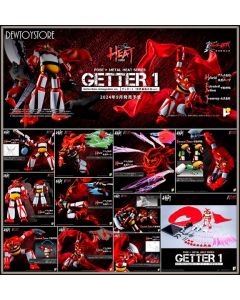 [Pre-order] Pose Plus Pose+ Metal Heat Series Metal Alloy Chogokin Mecha Robot Action figure - Getter Robo Armageddon - Getter 1 (Getter Robo Armageddon Ver.)