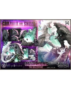 [Pre-order] Prime 1 Prime1 Studio Ultimate Diorama Masterline Statue Fixed Pose Figure - UDMGXK-01 Godzilla x Kong: The New Empire - Godzilla vs Shimo