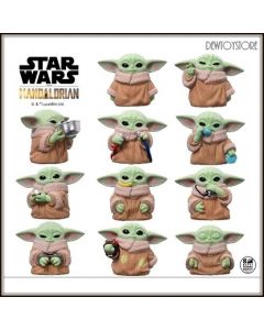 [Pre-order] Ensky Soft Vinyl SOFVI Sofubi Puppet Mascot - Star Wars Mandalorian Grogu (Set of 11)