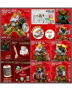 [Pre-order] Earnestcore Craft X WASA Mecha Robot Action Figure / Plamo Plastic Model Kit - Heats Boy The Year Of Dragon (Reissue)