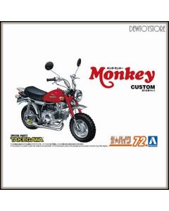 [Pre-order] Aoshima 1/12 Scale Plamo Plastic Model Kit - The Bike - Honda Z50J-I Monkey 78 Custom Takegawa Ver.2 (Reissue)
