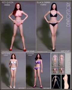 [Pre-order] Hot Stuff 1/6 Scale Action Figure - HS0601 Red Queen / HS0602 Black Swan / HS0603 White Rose / HS0604 Lavender