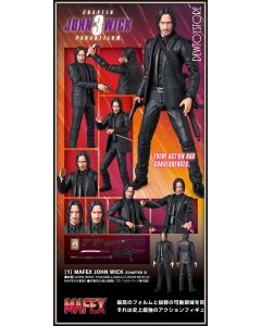 [IN STOCK] Medicom Toy MAFEX 1/12 Scale Action Figure - No. 233 John Wick Chapter 3: Parabellum - John Wick