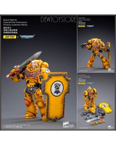 [IN STOCK] Joy Toy JoyToy X Warhammer 40,000 40K 1/18 Scale Mecha Robot Action Figure - Space Marines Imperial Fists Intercessors - JT2573 Primaris Lieutenant Naviaz