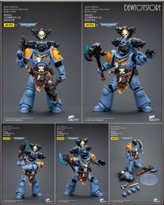 [Pre-order] Joy Toy JoyToy X Warhammer 40,000 40K 1/18 Scale Action Figure - JT2726 Space Marines Space Wolves Claw Pack Brother Olaf (Reissue)