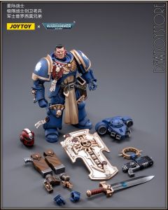 [IN STOCK] Joy Toy JoyToy X Warhammer 40,000 40K 1/18 Scale Mecha Robot Action Figure - JT2337 Space Marines Ultramarines Brother Sergeant Proximo