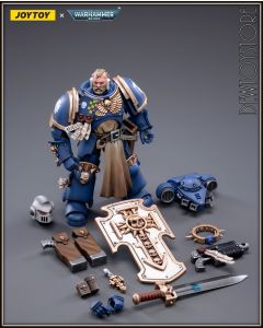 [IN STOCK] Joy Toy JoyToy X Warhammer 40,000 40K 1/18 Scale Mecha Robot Action Figure - JT2351 Space Marines Ultramarines Bladeguard Veterans 02