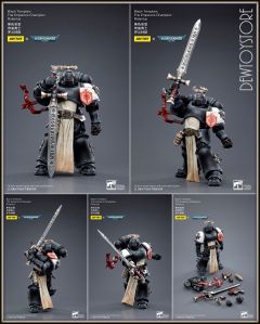 [Pre-order] Joy Toy JoyToy X Warhammer 40,000 40K 1/18 Scale Action Figure - JT7585 Black Templars The Emperors Champion Rolantus (2nd Reissue)