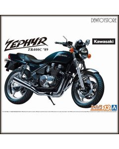 [Pre-order] Aoshima 1/12 Scale Plamo Plastic Model Kit - The Bike - Kawasaki ZR400C Zephyr 89 (Reissue)