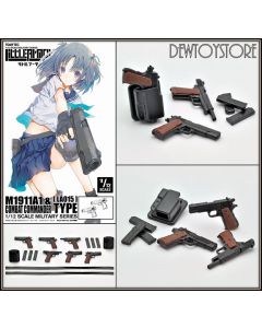 [IN STOCK] TomyTec Takara Tomy Little Armory 1/12 Scale Plamo Plastic Model Kit Action Figure Accessories (Suitable for Figma) - LA015 M1911A1 & Commander Type 2pack Set (Reissue)
