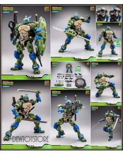 [IN STOCK] Heat Boys HeatBoys  Die-cast Chogokin Mecha Robot Action Figure - HB0012 Teenage Mutant Ninja Turtles TMNT - Leonardo