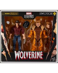 [Pre-order] Hasbro Marvel Legends Series 6" 1/12 Scale Action Figure - Wolverine 50th Anniversary - Logan vs Sabretooth