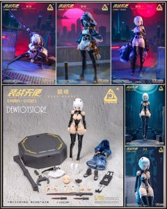[IN STOCK] Loscont 1/12 Scale Mecha Girl Action Figure - ABA-002 ABA002 Armed Battle Angels Dark Hornet