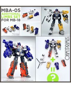 [Pre-order] Fans Hobby FansHobby MBA-05 MBA05 Additional Limbs Set for MB-18 MB18 Energy Commander (Transformers Energon Optimus Prime) (Upgrade Kit Only)