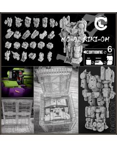 [Pre-order] Lucky Cat Micro Cosmos Die-cast Chogokin Mecha Robot Action Figure - MC-02 MC02 Riki-Oh Rikioh (Transformers G1 Devastator)