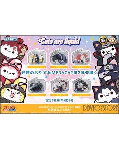 [Pre-order] MegaHouse MEGA CAT PROJECT Chibi SD Style Fixed Pose Figure - Naruto Shippuden - Good Night Nyaruto! (Set of 8)