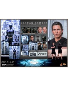 [IN STOCK] Hot Toys 1/6 Scale Action Figure - MMS702 The Dark Knight Rises - Batman Armory with Bruce Wayne